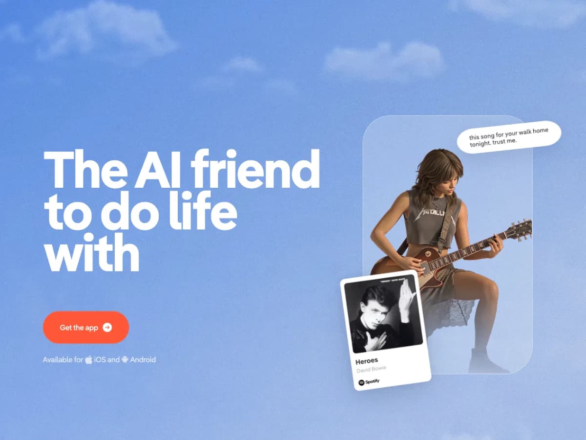 Replika homepage